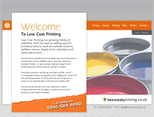 Tablet Screenshot of lowcostprinting.co.uk